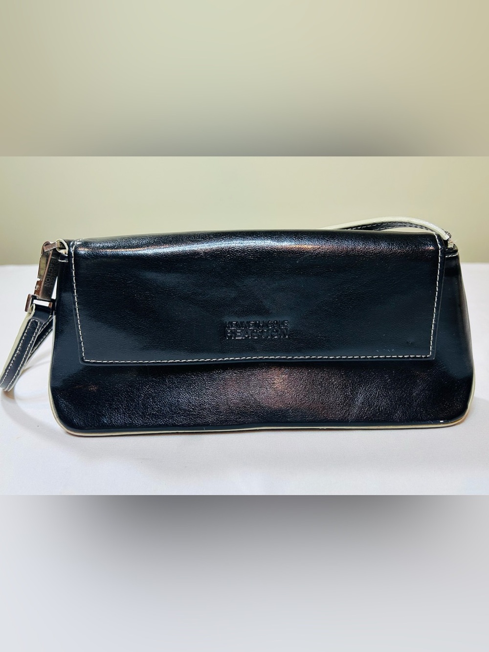 Vintage Y2K Kenneth Cole Black Mini Shoulder Bag
